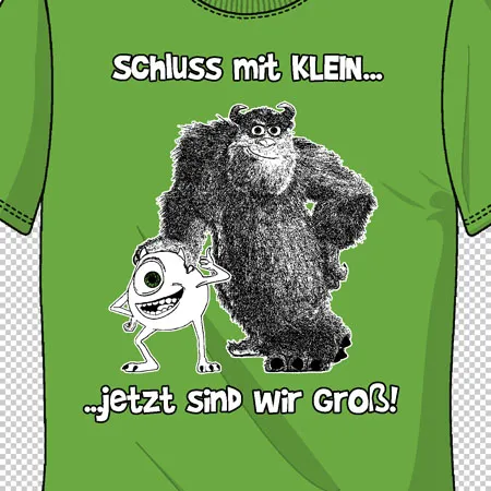 Schluss mit klein, jetzt sind wir groß