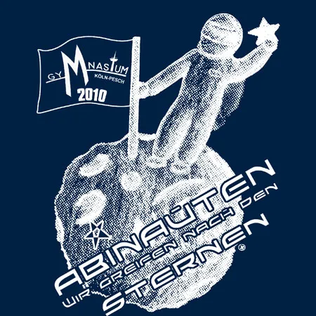 Astronaut_winkt_mit_Fahne_2010 Abinauten - Wir greifen nach den Sternen design