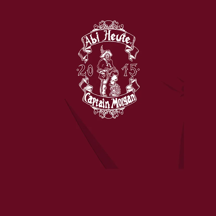 Abi heute Captain Morgan - einfarbig