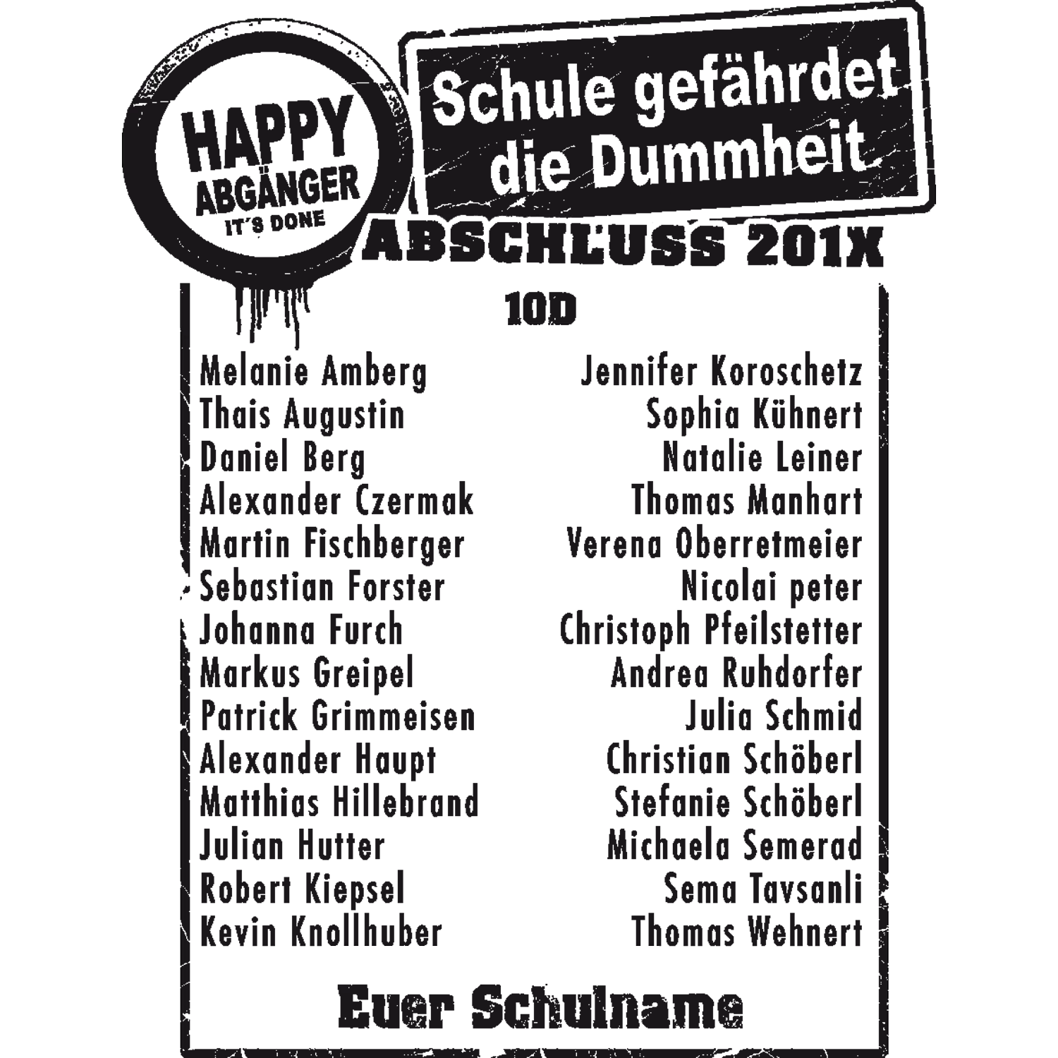 schwarze_t_shirt_vorlage Schule gefaehrdet... design