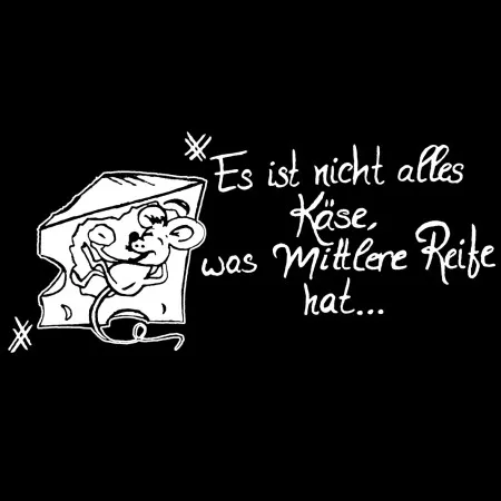 Es ist nicht alles Käse, was die Mittlere Reife hat...