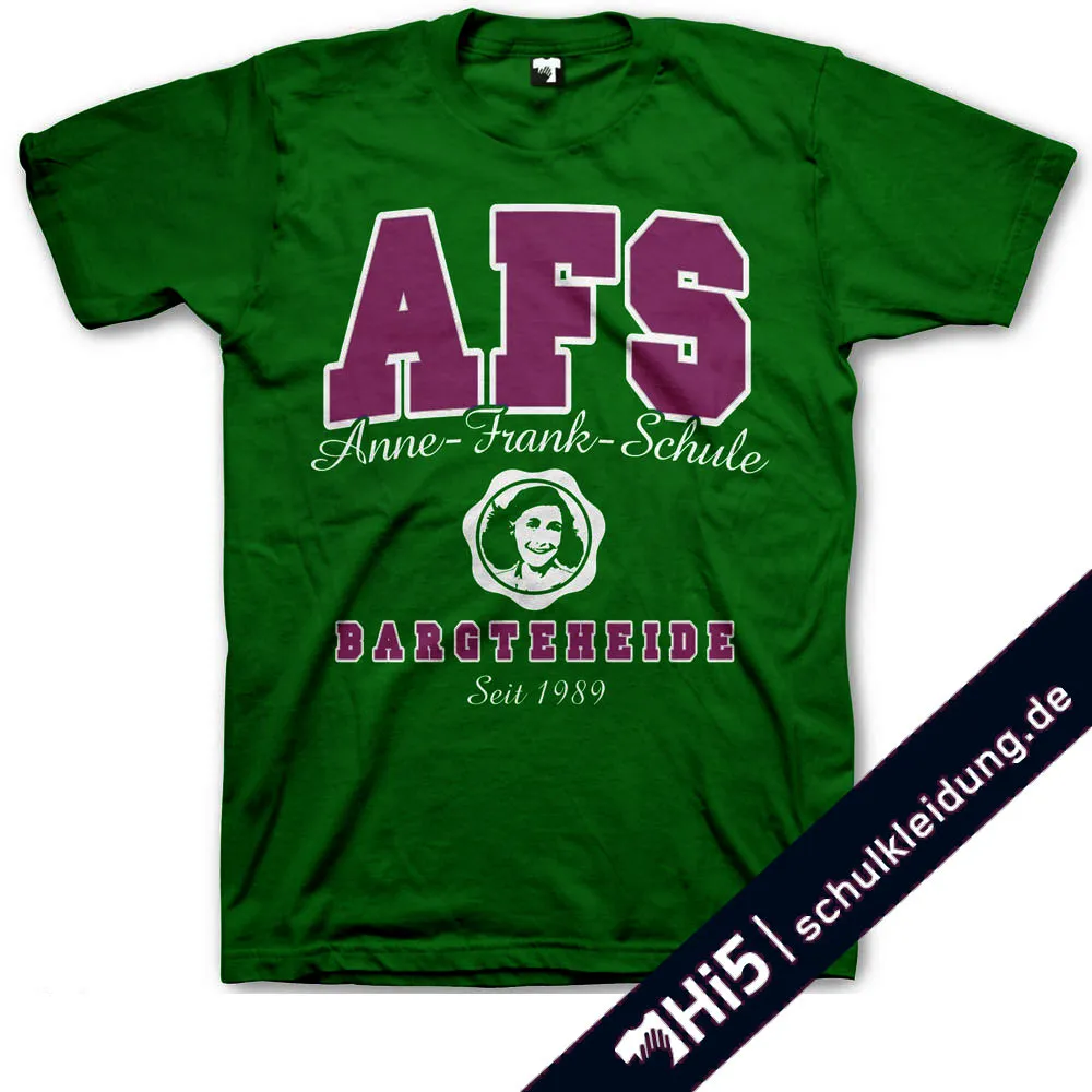 Anne Frank Schule in Bargteheide zweifarbiges Schullogo design