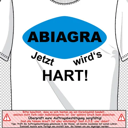 Abiagra jetzt wirds hart
