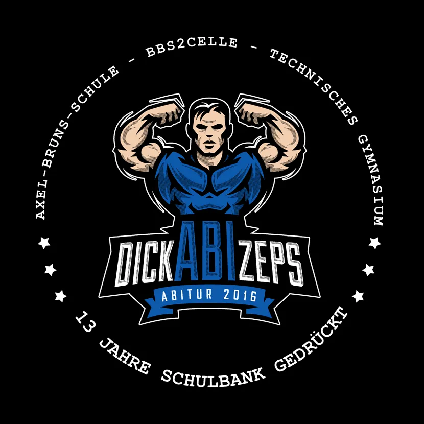 abschluss_t_shirt_design_2016 13 Jahre Schulbank gedrückt design