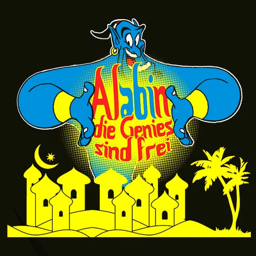 genie_aus_der_flasche Alabin - Die Genies sind frei design