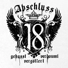 Schwarzes Quadrat auf weißem Hintergrund.