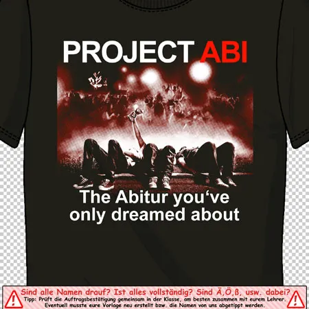 projekt_abi_shirt_design Project Abi design