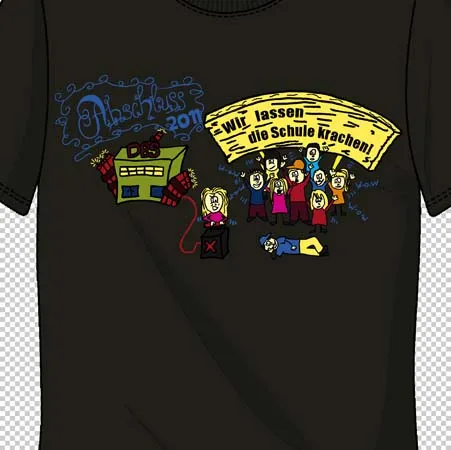 Abschluss_T_Shirt_Design_2017 wir lassen die schule krachen design