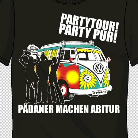 Party tour Pädaner machen Abi