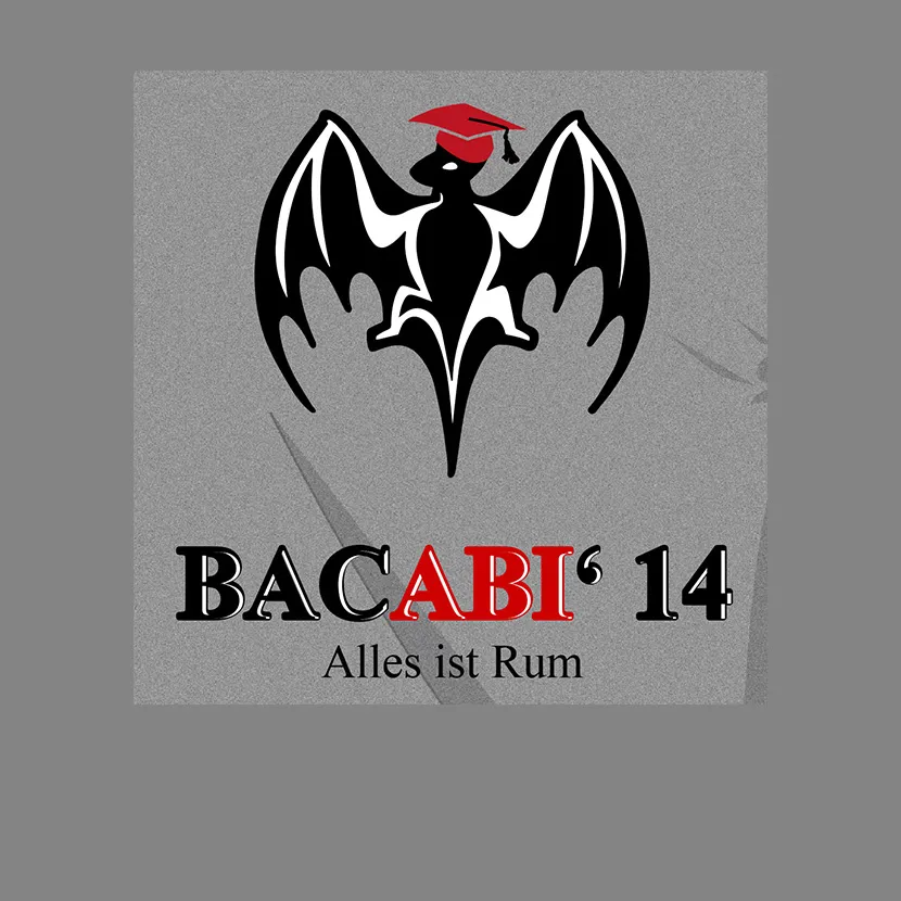 Fledermaus_Logo_mit_Abschlusskappe Bacardi alles ist Rum design