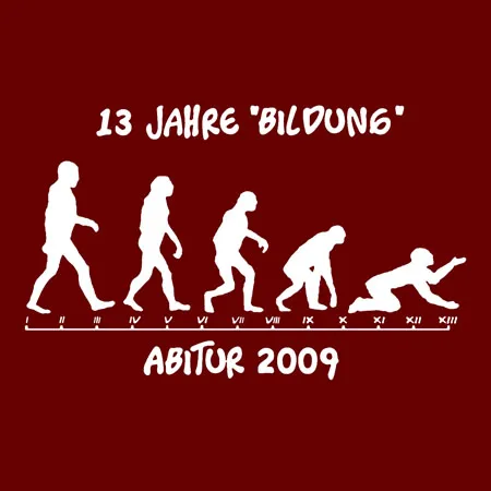 evolution_des_schulwegs_2009 13 jahre bildung design