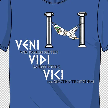 veni vidi vici wir kamen selten sahen wenig und siegten trotzdem