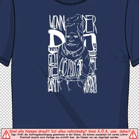 tshirt_mit_textgrafik Wenn der Doppeljahrgang arbeiten geht ist die Party vorbei design