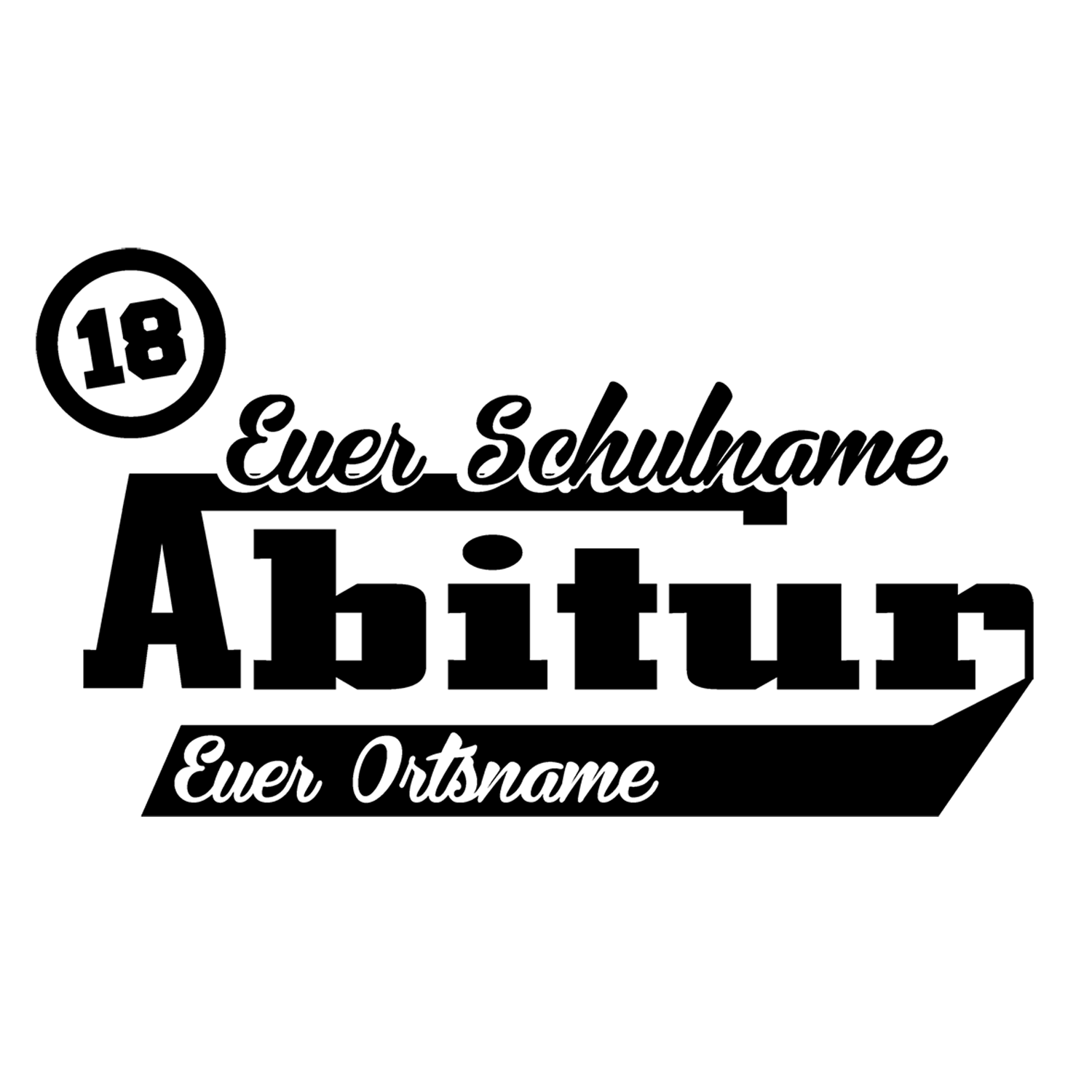 schwarze_rechtecke College Straight design