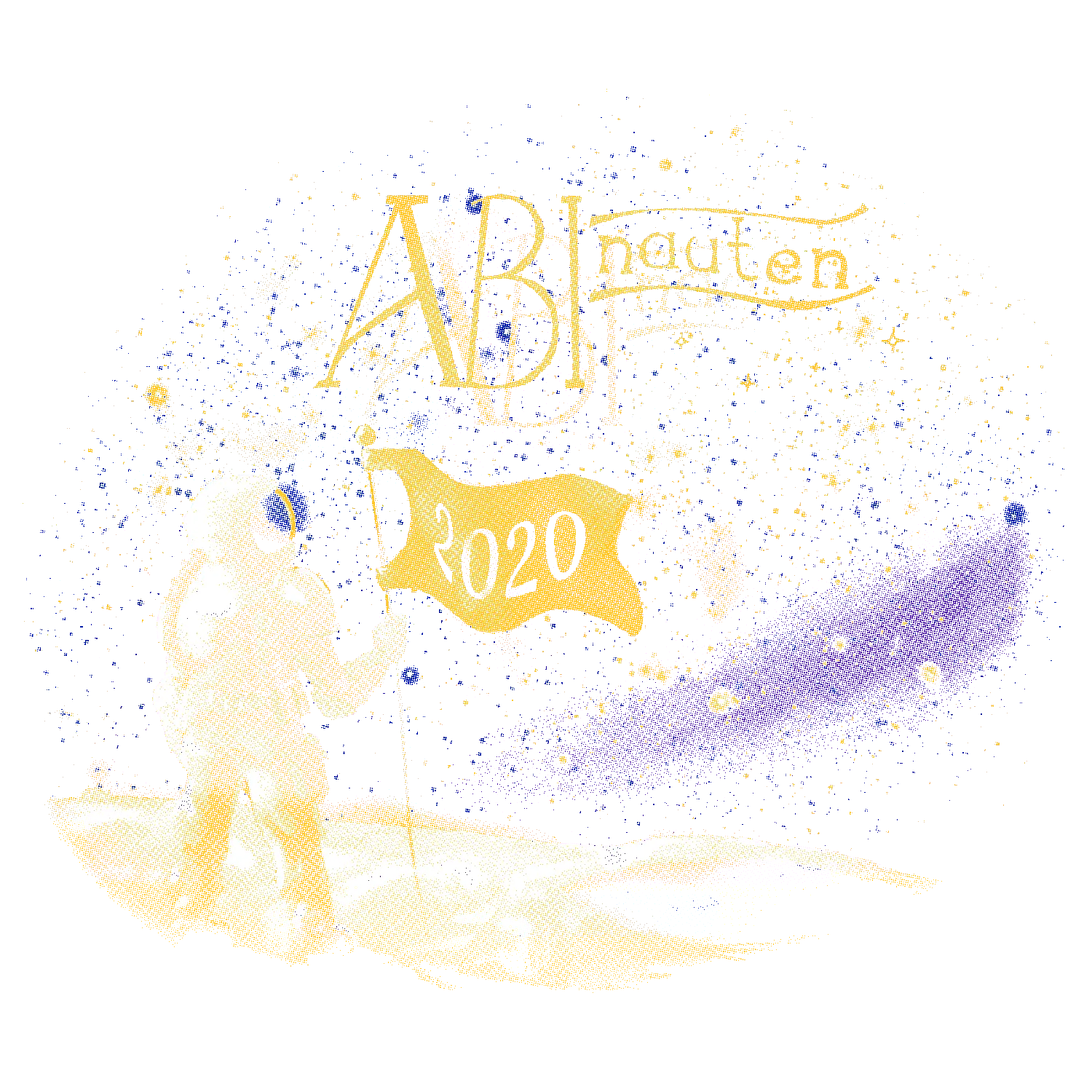 astronaut_haelt_fahne_2020 Abinauten design
