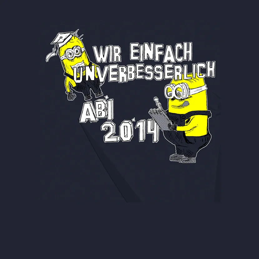 minions_abi_2014_t_shirt_design Wir einfach unverbesserlich design