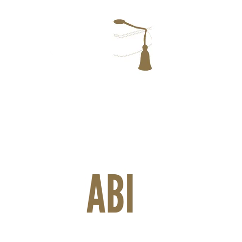Zwei getrennte, braune, abstrakte Formen auf hellem Hintergrund.