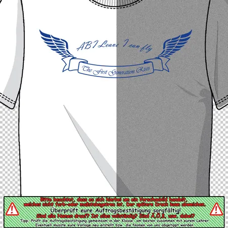 t-shirt_design_schulabschluss abi leave i can fly design