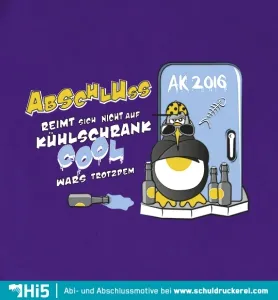 abschlussmotiv_pinguin_kuehlschrank Cool wars design