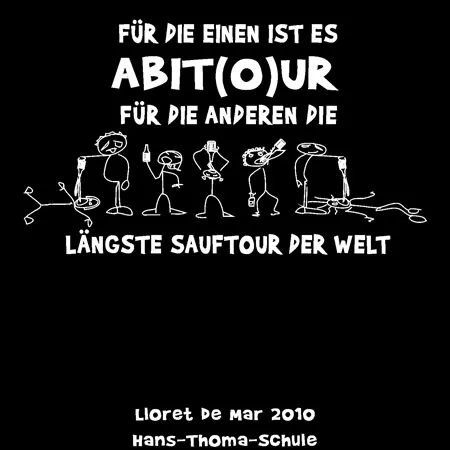 Für die einen ist es Abitour für die anderen die längste sauftour der welt