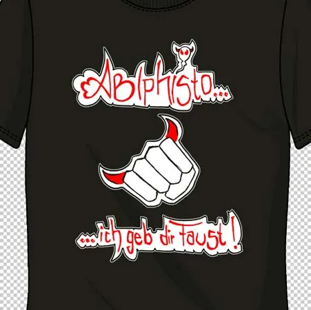 schwarzes_tshirt_mit_aufdruck_mephisto_faust Abiphisto ich geb dir die Faust design