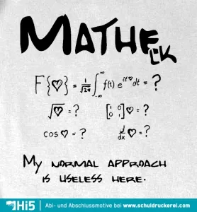 mathematik_t_shirt Mathe LK-Formel design