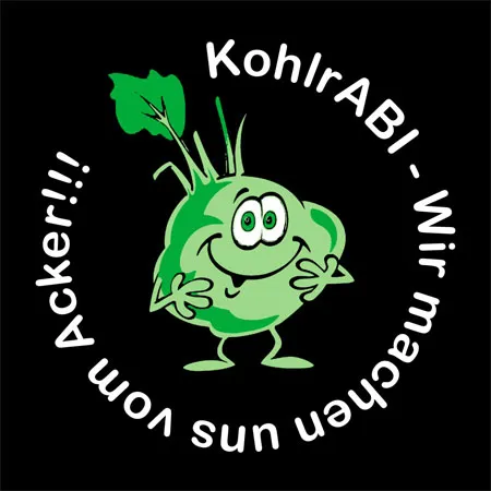 Kohlrabi wir machen uns vom acker