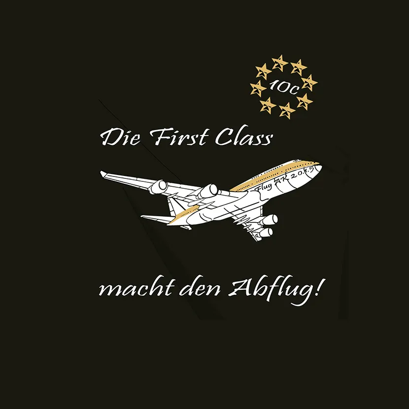 Die first class macht den Abflug