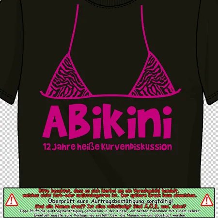 t_shirt_design_abikini abikini 12 jahre heiße kurvendiskussion design