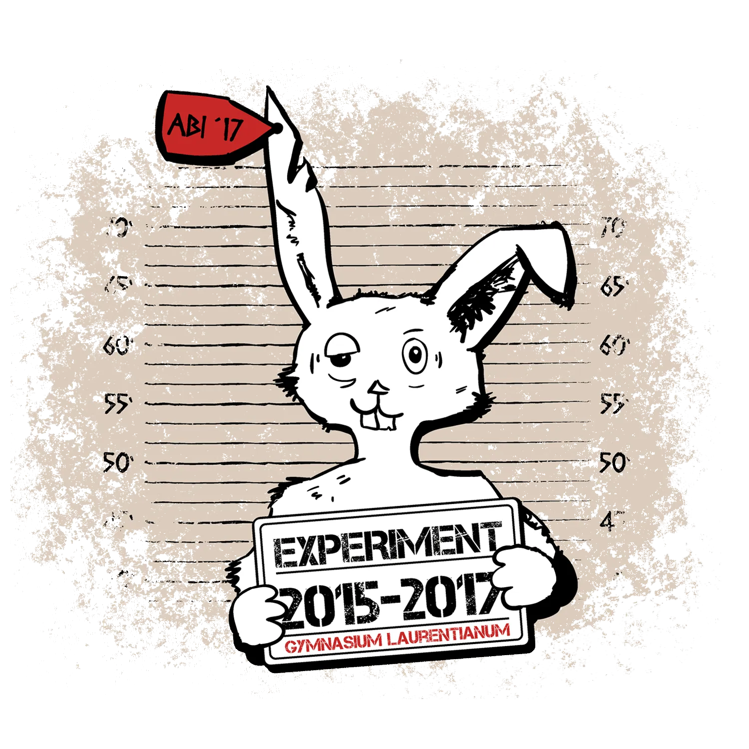 graduierter_hase_mit_tafel Experiment 2015-2017 design