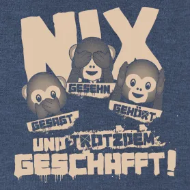 Ein einfaches schwarzes Quadrat mit einem unregelmäßig geformten weißen Rand.