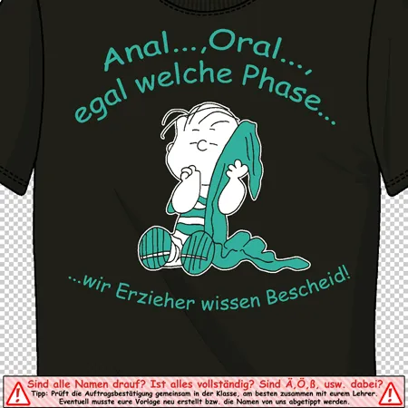 Anal, Oral egal welche Phase..