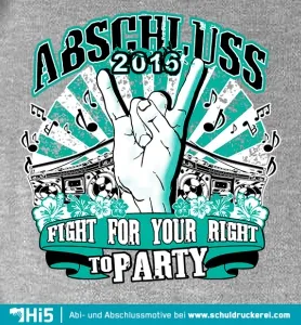 Abschluss_2016_TShirt_Design Fight for your Right design