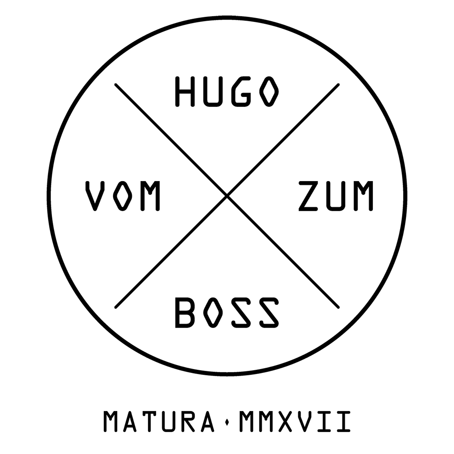 grafik_schwarzer_quader Hugo Boss Matura design