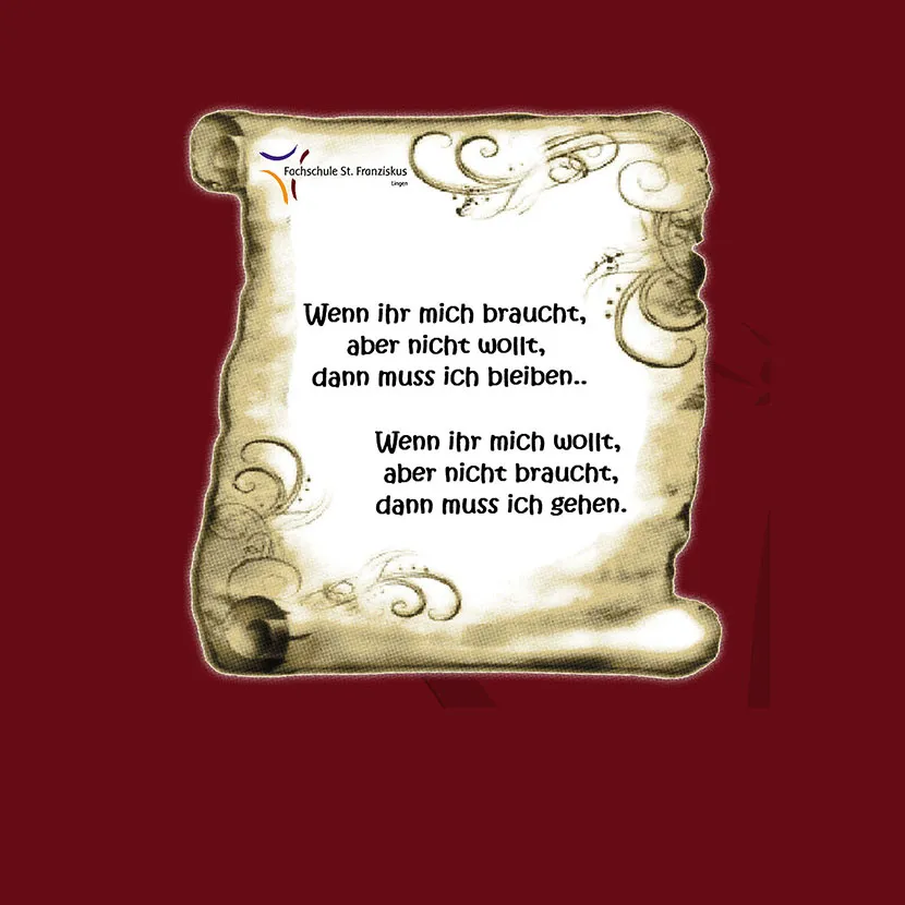 Wenn ihr mich braucht aber nicht wollt dann muss ich bleiben wenn ihr mich wollt aber nicht braucht dann muss ich gehen
