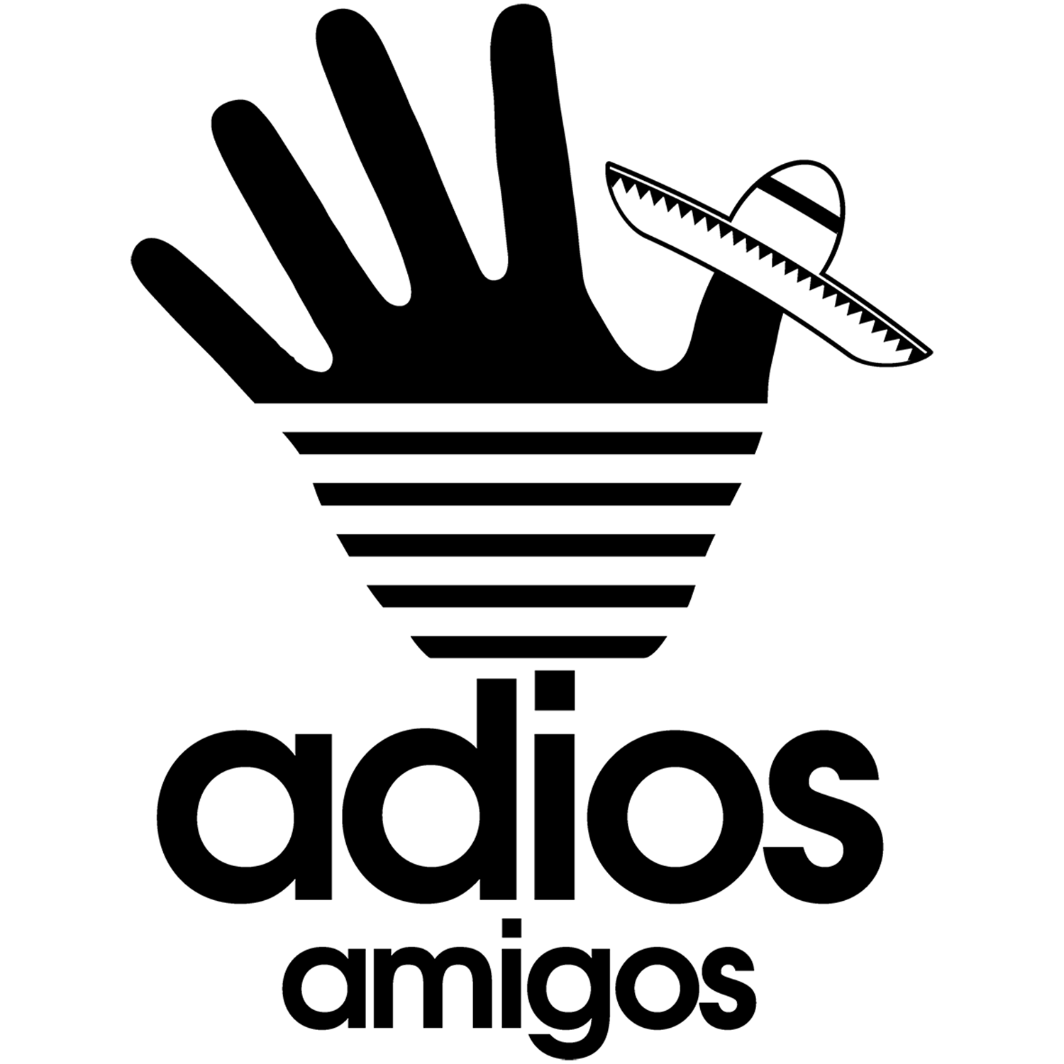Ein schwarzes Quadrat mit einer asymmetrischen kreuzähnlichen Figur darauf.