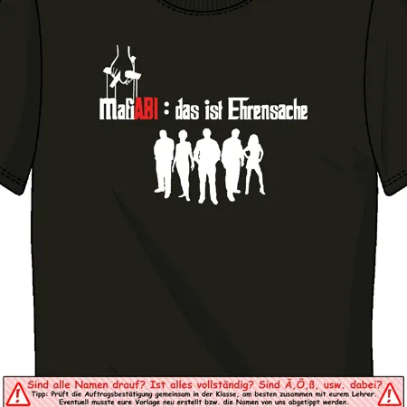 t_shirt_design_maturaball Mafiabi: das ist Ehrensache! design