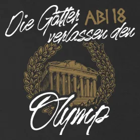 Grafik_Olymp_und_Lorbeerkranz Götter verlassen Olymp design