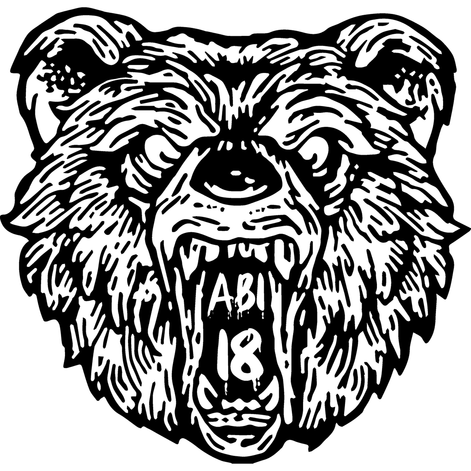 Transparenter Hintergrund mit schwarzer Schmetterlingsform