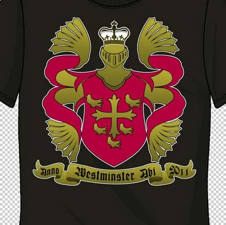 t_shirt_mit_wappen_design Westminster Abi design