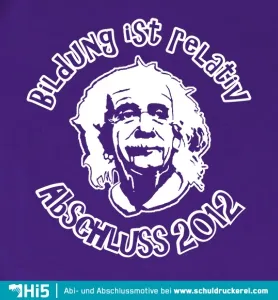 lila_t_shirt_mit_einstein_und_text relativ design