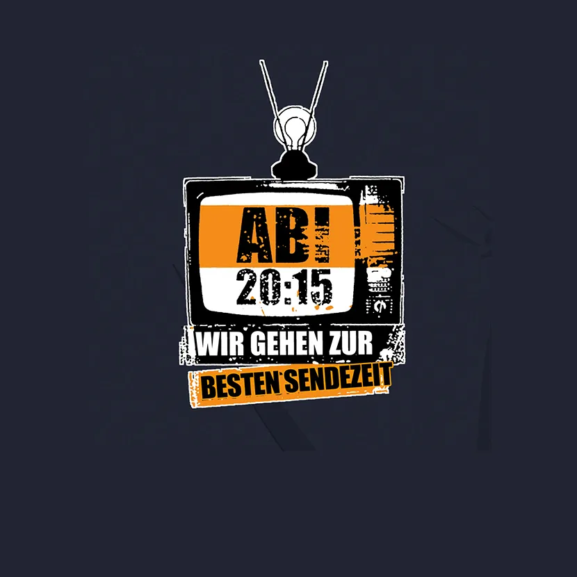 grafisches_design_fernsehwerbung Abi 20:15 wir gehen zur besten Sendezeit design